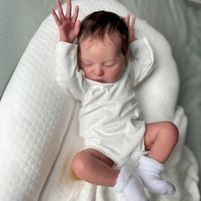 Lifelike 50.8cm Youngsters Sleeping Youngsters Doll - Soft Vinyl Limbs & Cloth Body, Hand-Rooted Hair, Includes Outfit & Accessories - Perfect Birthday or Christmas Gift for Youngsters 3+
