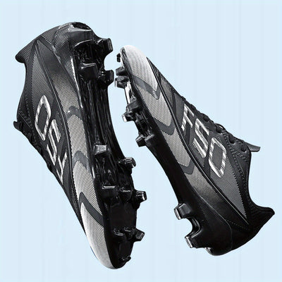 Men's All-Weather All-Terrain Football Cleats - Lightweight PU Upper & TPU Sole, Non-Slip AG Studs, All-Ground Traction, Breathable Athletic Training & Match Boots for Soccer, Football, Field Sports - All-Season Wear, Comfort