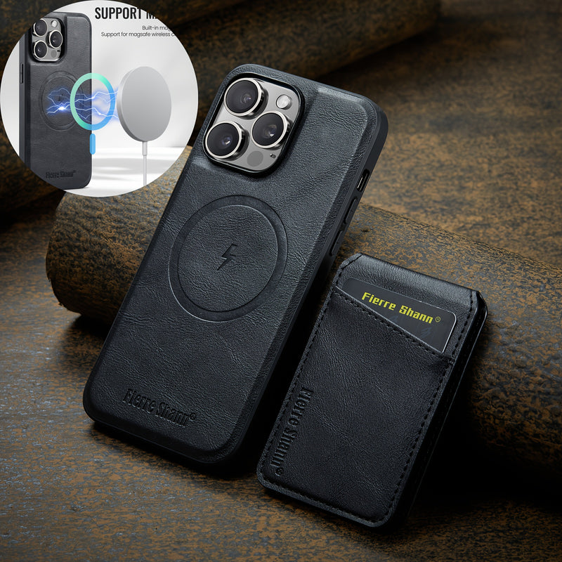 Card Insertion Magnetic Integrated Mobile Phone Case for Men And Women High-Quality Texture Mobile Phone Case Suitable for Iphone15 14 13 12 15Promax 14Pro Mobile Phone Case Protector 11 Send Girlfriend Boyfriend Gift XR