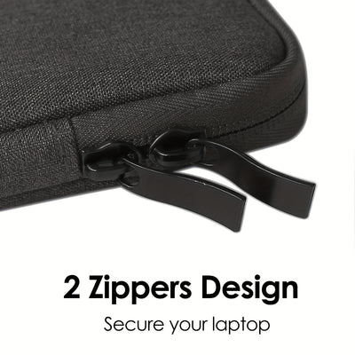 حقيبة كمبيوتر محمول فاخرة من قطعة واحدة - مقاس 13.0-15.6 بوصة مقاومة للماء، تمتص الصدمات، مضادة للخدش، مبطنة بشكل ناعم للأعمال والمدرسة والتنقل والسفر - هدية مثالية لعيد الحب والطلاب والمحترفين