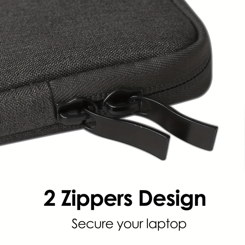 حقيبة كمبيوتر محمول فاخرة من قطعة واحدة - مقاس 13.0-15.6 بوصة مقاومة للماء، تمتص الصدمات، مضادة للخدش، مبطنة بشكل ناعم للأعمال والمدرسة والتنقل والسفر - هدية مثالية لعيد الحب والطلاب والمحترفين