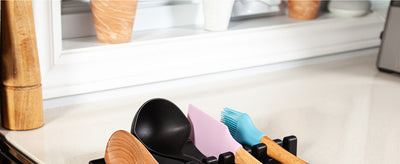 Kitchen Silicone Utensil Holder -, Durable Spoon Rest with Drip Mat - Heat-Resistant Spoon Holder for Stovetops - Spoon Rest for Kitchen Countertops - Support for Kitchen Tools And Utensils.