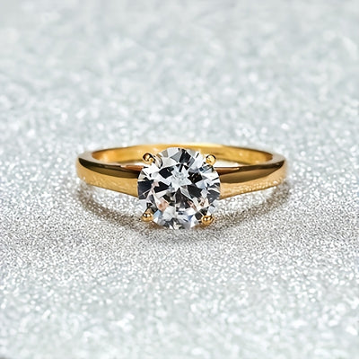 Classic Ring Inlaid Zirconia Dainty Jewelry For Daily Outfits Also Match Night Party Outfits Dainty Chrismas Birthday Gift For Female