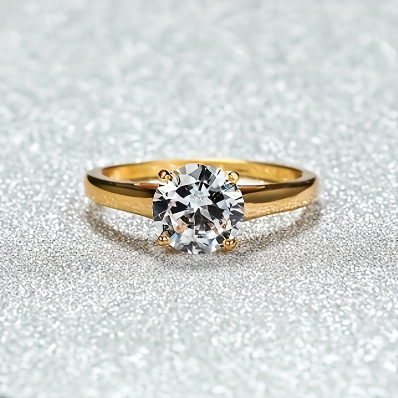 Classic Ring Inlaid Zirconia Dainty Jewelry For Daily Outfits Also Match Night Party Outfits Dainty Chrismas Birthday Gift For Female