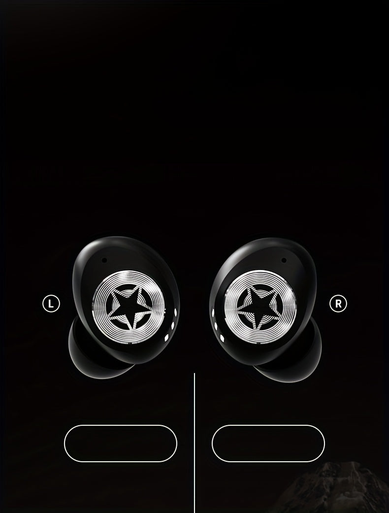 Jeep JP EW112 TWS Wireless Earbuds - Stereo Sound, HD Call Quality, Touch Control, Rechargeable Lithium Battery, USB Type-C Charging, Compatible with Cellphones, Ideal for Gaming & Music, Wireless Earbuds | Modern Earbuds | T