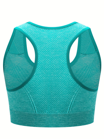 Front Hook Sports Bra Wireless Breathable High Elasticity Plus Size 3pcs