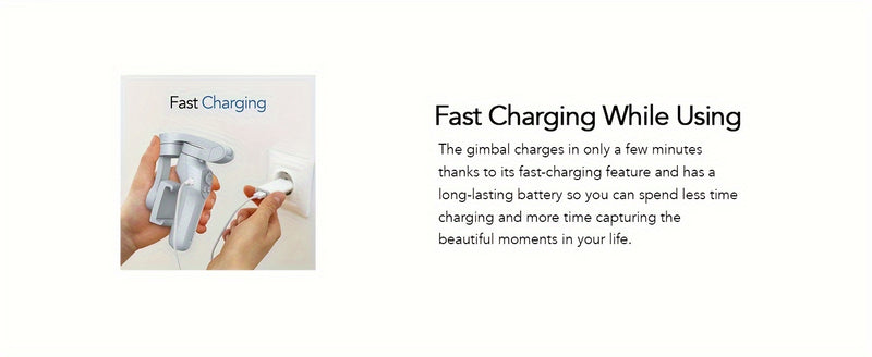 COMITOK L7Cpro Handheld Gimbal Stabilizer with 3-Axis, Portable Foldable Smart Gesture Control, USB Rechargeable, Battery, Ideal for Vlogging, Live Streaming, and Mobile Photography, Live Streaming Equipment | Modern Gimbal |