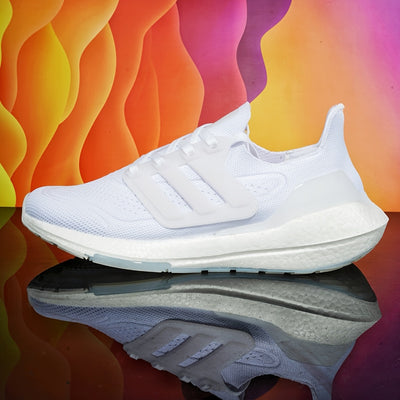 Men's Sneakers - All-Season Non-Slip Cushioned Platform Sneakers with Breathable Upper, Cushioned Midsole - White/Orange Accent Joggers for Gym, Running, Everyday - Lace-Up Closure - Ideal Gift for Athletes & Casual Wearers,