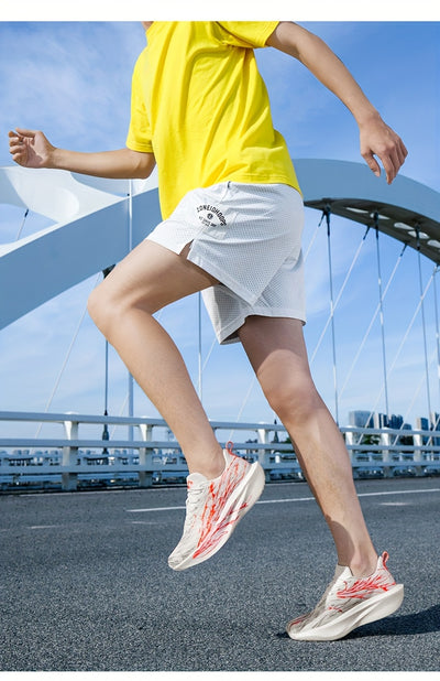 XPD Men's & Women's Lightweight Breathable Running Shoes - Neon Green/Blue/Grey Sneakers with Cushioned Arch Support, Non-Slip MD Sole & Low-Top Design for Gym, Jogging, Training - All-Season Sneakers for Men & Women - Stylis