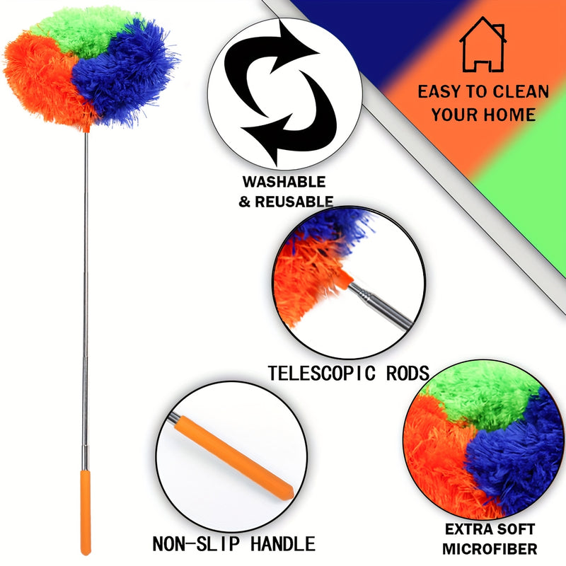 Mini Fan Brush, Ceiling Fan Dust Removal and Cleaning Duster Multi-Functional Dusting Feather Suitable for Car Furniture Fans