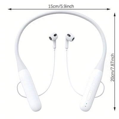 800mAh Ultra-Long Battery Life Wireless Sports Earbuds, Secure Fit Earhooks (Never Fall Off!), 5.3 Tech for Stable Connect, Liquid Silicone for Light -Friendly & All-Day Comfort, for Gym Running Workouts, Workout Earbuds, Gym