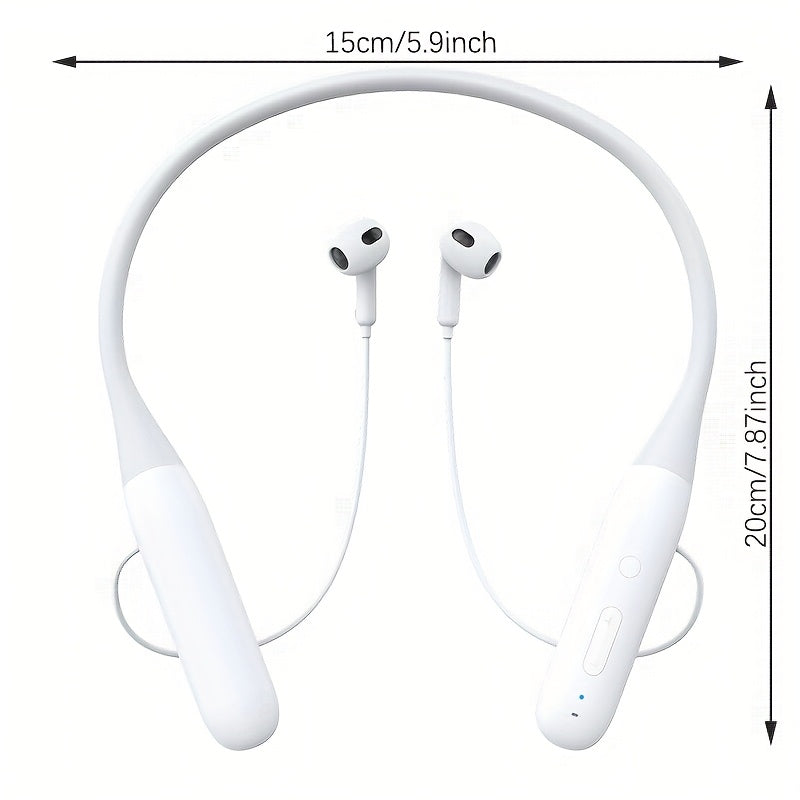 800mAh Ultra-Long Battery Life Wireless Sports Earbuds, Secure Fit Earhooks (Never Fall Off!), 5.3 Tech for Stable Connect, Liquid Silicone for Light -Friendly & All-Day Comfort, for Gym Running Workouts, Workout Earbuds, Gym