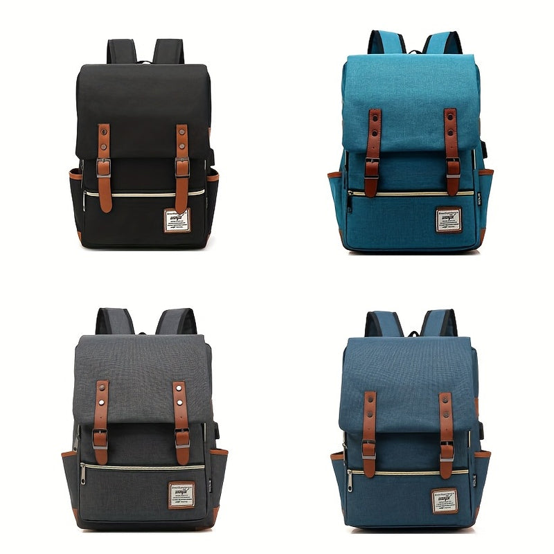 Student Backpack Travel Backpack Outdoor Casual Bag For Men And Women Computer Bag Shoulder Bag Multi-purpose Backpack With Belt Decoration