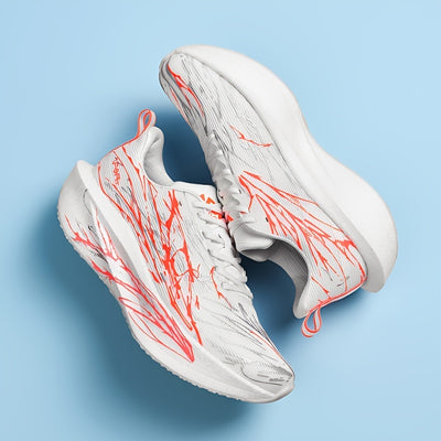 XPD Men's & Women's Lightweight Breathable Running Shoes - Neon Green/Blue/Grey Sneakers with Cushioned Arch Support, Non-Slip MD Sole & Low-Top Design for Gym, Jogging, Training - All-Season Sneakers for Men & Women - Stylis