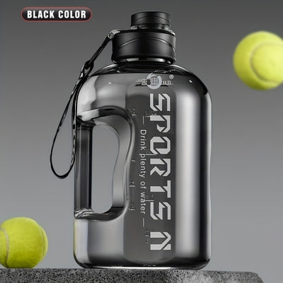 1700ml PC Portable Large Capacity Water Bottle With Scale, Suitable For Outdoor Sports, Fitness, Cycling, Gym Exercise, Gift For Men And Women