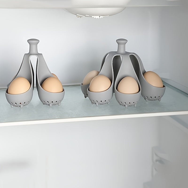 4/6 Heads High-Temperature  Silicone Egg Cooker for Home Kitchen, a  Tool for Steaming Eggs for Family Breakfast.