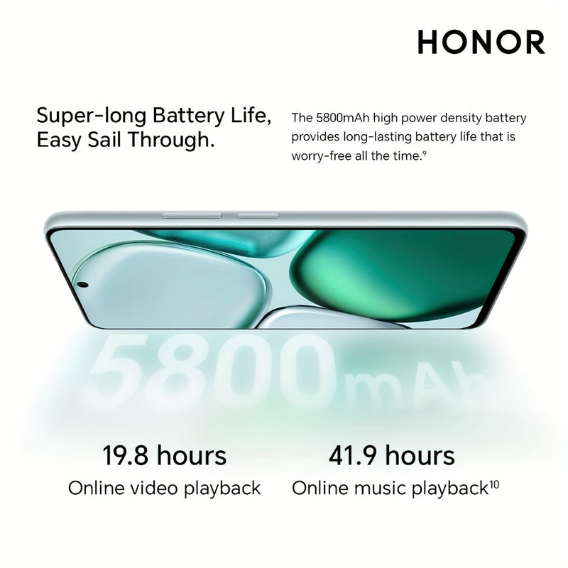 Honor X9c Smart-12+256GB 5G Smartphone with Mediatek Dimensity 7025 Ultra, 6.8-inch 120Hz OLED Display, 108MP Main Camera, 5800mAh Battery, Dual SIM, Ultra-Durable, 5G, 6.8-Inch Display, 120Hz Refresh, Android, Smartphones Fo