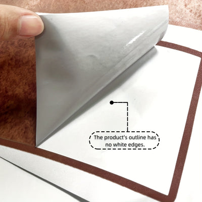 A Set of 5 Creative Hand-Painted Bohemian Style Large Rainbow Feature Beautification Wall Stickers Living Room Bedroom Corridor Entrance Kitchen Bathroom Background Wall Decoration Stickers ATW6117