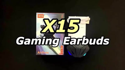 LAN XUN - Wireless In-Ear Headphones, Ultra-Low Latency, Active Noise Cancellation, Digital Display, and Stereo Wireless TWS Gaming Earbuds - Perfect for Gaming, Calls, and Music - Includes Charging Case, USB-C Charging, Port