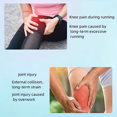 Silicone Patella Support Strap - Knee Stabilizer & Brace for Running, Basketball & Outdoor Sports - Includes Box & Bag