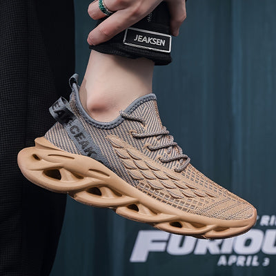 أحذية رياضية بليد للرجال، أحذية جري خفيفة الوزن مضادة للانزلاق، قابلة للتنفس، تمتص الصدمات، مناسبة للركض والتنس والصالات الرياضية والمشي والأحذية الرياضية