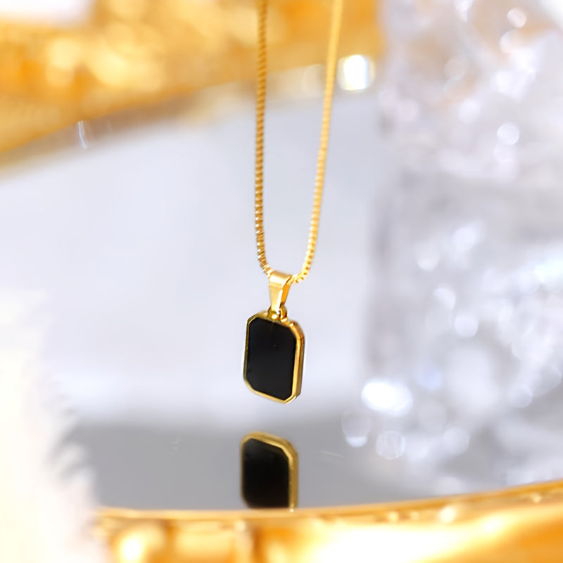 NEW 1pcs geometric pendant necklace, high-quality jewelry, upgraded fashionable necklace, high-end decorative necklace, suitable for daily wear, wedding season accessories, suitable as a gift for girlfriends, classmates and g