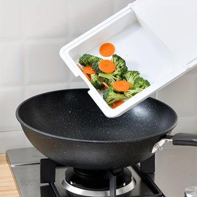 1pc 3-in-1 Integrated Plastic Cutting Board with Built-in Drain Basket & Storage Box - Food-Safe Durable Space-Saving Design for Effortless Food Prep, Washing & Storage - Ideal for Home Cooks & Professional Chefs, Chopping Bo