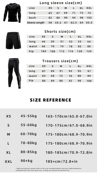 5pcs Men's Athletic Set - Polyester & Spandex Blend, High Stretch Knit Fabric, Hooded Zip-Up Jacket, Printed Sports Vest, Compression Long Sleeve Top, Shorts & Leggings for Running, Basketball, Training - Four Seasons Workout