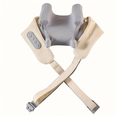 USB Rechargeable Neck Massager, Lumbar And Shoulder Massager, Automatic Cervical Kneader, Trapezius Muscle Massager.