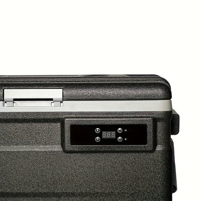 CRONY U55 55L 12V/24V/36V Car Refrigerator Freezer with & APP Control, Portable Wheeled Cooler Fridge, Dual Power (/AC), Compressor Cooling System for Camping, RV, Truck, Van, Car, Outdoor Use