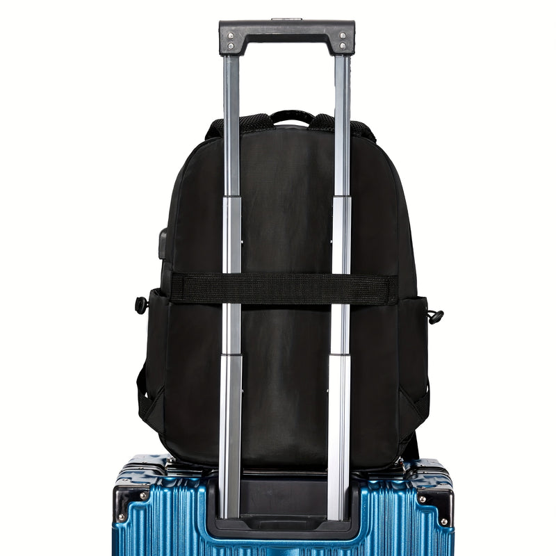 [Lightweight Double Shoulder Laptop Backpack] Men&