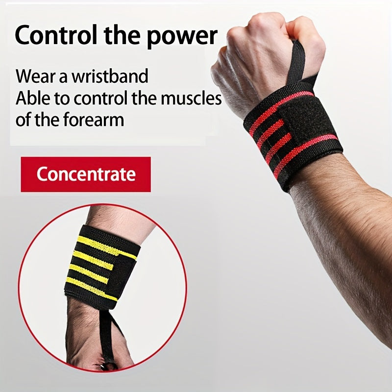 1pc Unisex Sports Pressurized Wrapping Wrist Protector, Elastic Wrist Band For Fitness Training, Weightlifting & Sports Wrist Protection