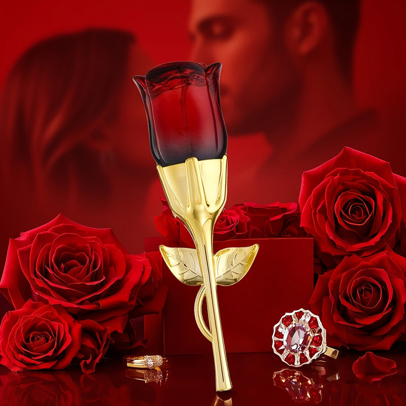 A Rose-Shaped Perfume with Long-Lasting Fragrance, The Perfect Gift for Valentine&