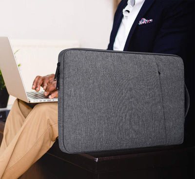 حافظة كمبيوتر محمول عالمية مقاس 13-16 بوصة - غطاء متين مقاوم للماء بمقبض أنيق - مناسب تمامًا لأجهزة MacBook Pro/Air، وDELL XPS/Inspiron، وAcer Chromebook، وSamsung، وأجهزة الكمبيوتر المحمولة Lenovo