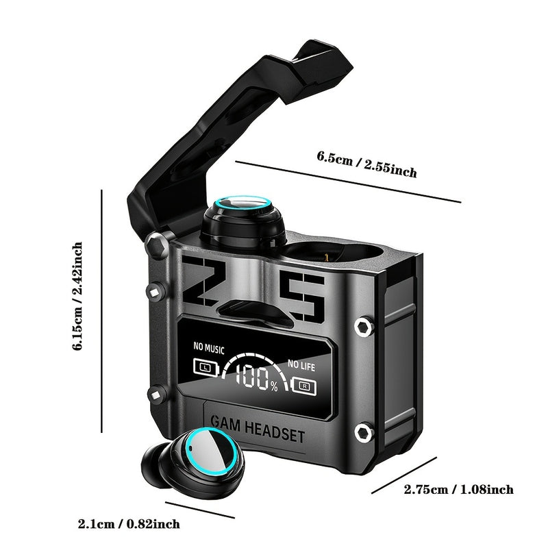 سماعات أذن لاسلكية TWS Audifonos Inalambrico 5.0 داخل الأذن مقاومة للماء، سماعة أذن صغيرة ستيريو لهاتف Xiaomi وهاتف Iphone وسماعات أذن للألعاب