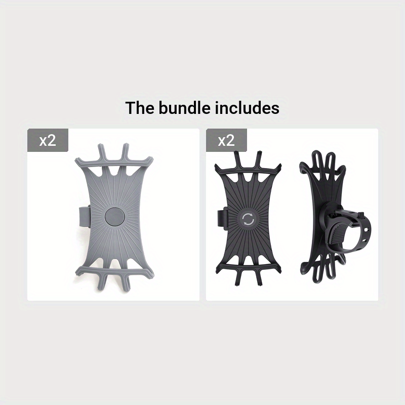 Stroller Mobile Phone Holder Rack, Universal 360 Rotatable Pram Cart Phone Holder