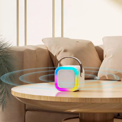 مكبر صوت عمودي احترافي للغناء مزود بتقنية البلوتوث، ميكروفون كاريوكي KTV عالي الجودة، ميكروفون لاسلكي صوتي بتقنية البلوتوث