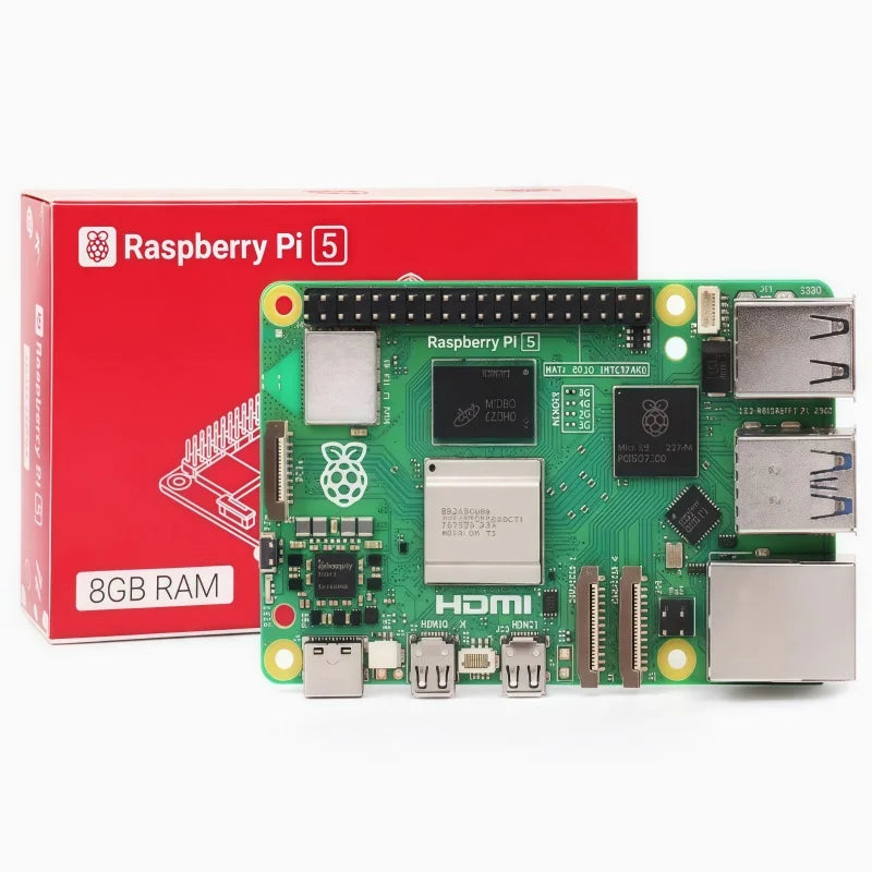 لوحة تطوير Raspberry Pi 5 بسعة 2 جيجابايت/4 جيجابايت/8 جيجابايت/16 جيجابايت