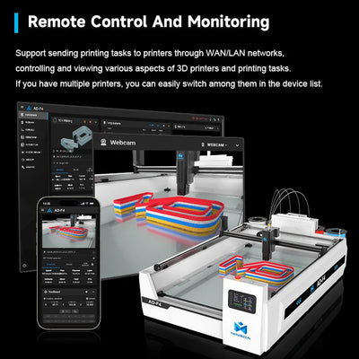 AD-F4 4-color High-speed 3D Printer Industrial Grade Sign Letters Advertising Channel Letter Printer for Letter Signage