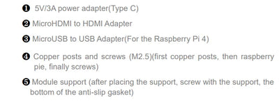 شاشة Raspberry Pi 5 LCD تعمل باللمس IPS مقاس 10.1 بوصة بدقة 1024X600 ومتوافقة مع HDMI لجهاز كمبيوتر شخصي صغير Raspberry Pi 3B+ 4B PS4