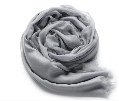 شال صيفي رقيق من Naizaiga 100 كشمير للسيدات، وشاح كبير الحجم فاخر من الباشمينا، JYFZ1