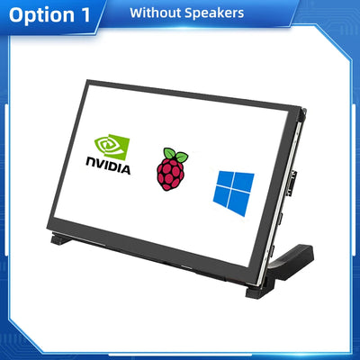 شاشة Raspberry Pi 5 تعمل باللمس مقاس 7 بوصات IPS 1024x600 HD LCD متوافقة مع HDMI لشاشة ثانوية RPI 4B 3B+ OPI 5 AIDA64 PC
