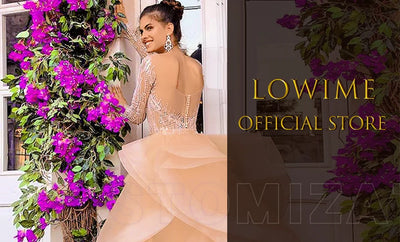 فساتين المشاهير بلون الشمبانيا من الشرق الأوسط مع ذيل قابل للفصل، فساتين المناسبات الرسمية الإسلامية، فساتين حورية البحر، فساتين السهرة