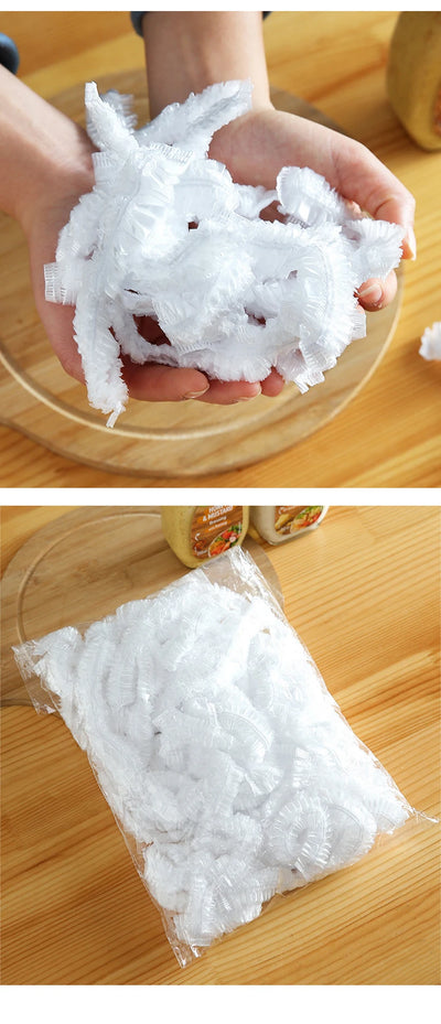 غطاء طعام قابل لإعادة الاستخدام، غلاف بلاستيكي، أغطية طعام مرنة متينة للأوعية، أغطية أطباق مرنة للمطبخ، حقيبة حفظ الطعام