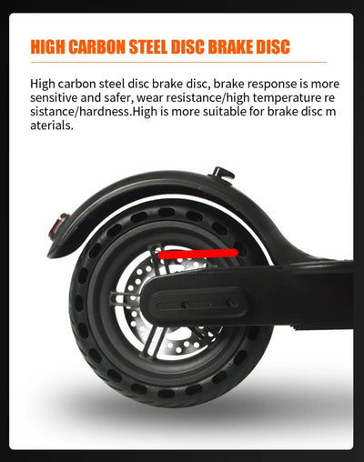 J03 مستودع الصين 8.5 بوصة 250 واط للبالغين 36 فولت سكوتر كهربائي قابل للطي صغير الحجم وخفيف الوزن ومحمول