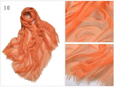 وشاح كشمير 100% من الفئة 400S، ماركة فاخرة، شال كشمير رقيق، مناسب للصيف والشتاء، وشاح كشمير ناعم وطويل للنساء