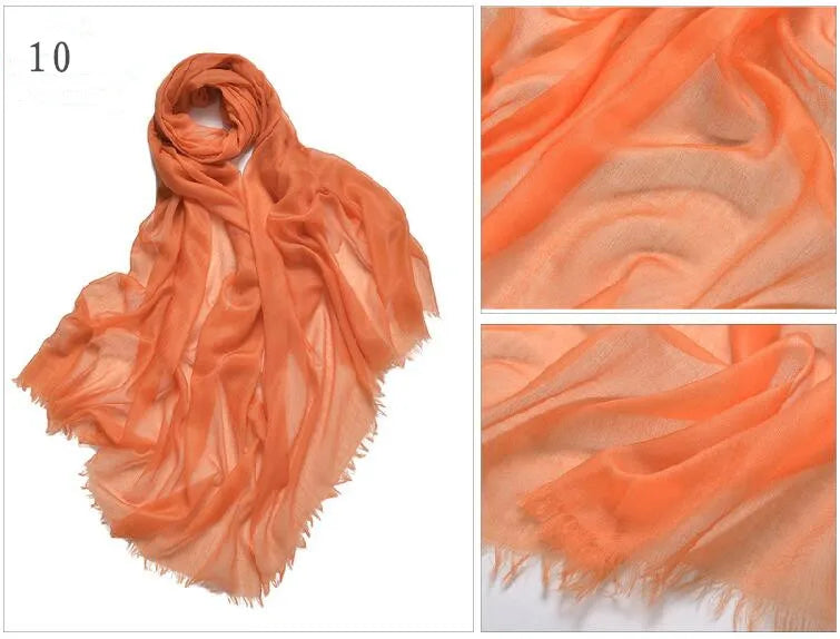 وشاح كشمير 100% من الفئة 400S، ماركة فاخرة، شال كشمير رقيق، مناسب للصيف والشتاء، وشاح كشمير ناعم وطويل للنساء