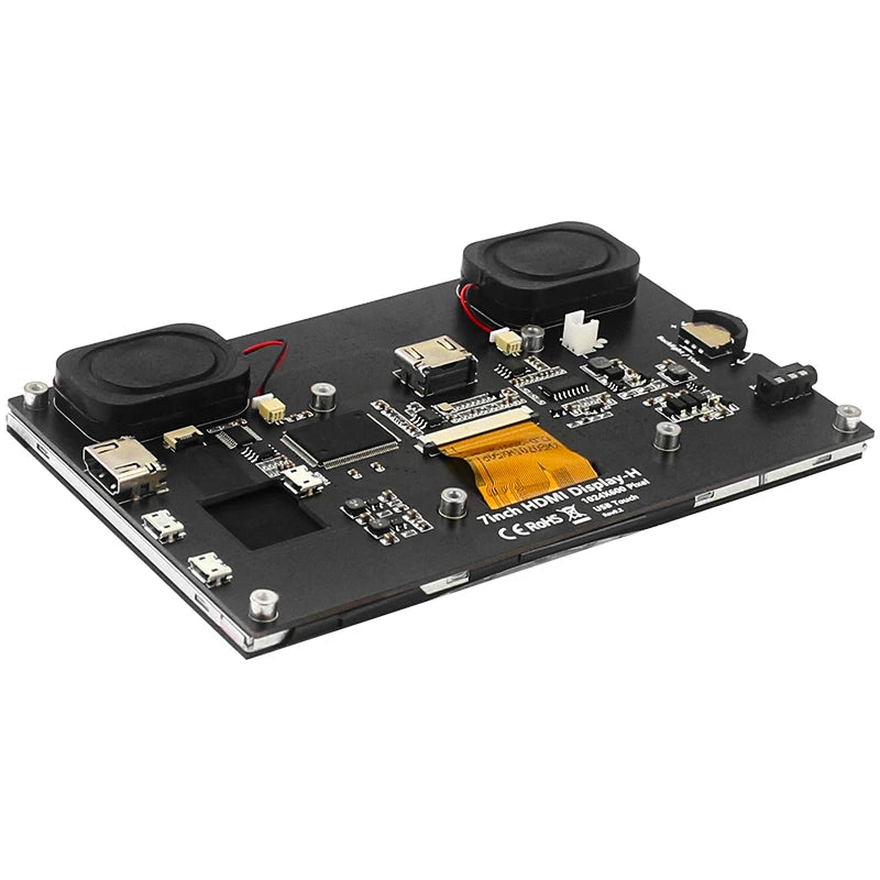 شاشة Raspberry Pi 5 تعمل باللمس مقاس 7 بوصات IPS 1024x600 HD LCD متوافقة مع HDMI لشاشة ثانوية RPI 4B 3B+ OPI 5 AIDA64 PC