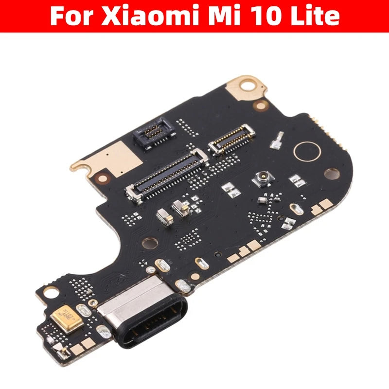 لوحة منفذ شحن USB لهاتف Xiaomi Mi 10 Lite 5G، موصل قاعدة الشحن، كابل مرن بديل لهاتف Xiaomi المحمول 4G