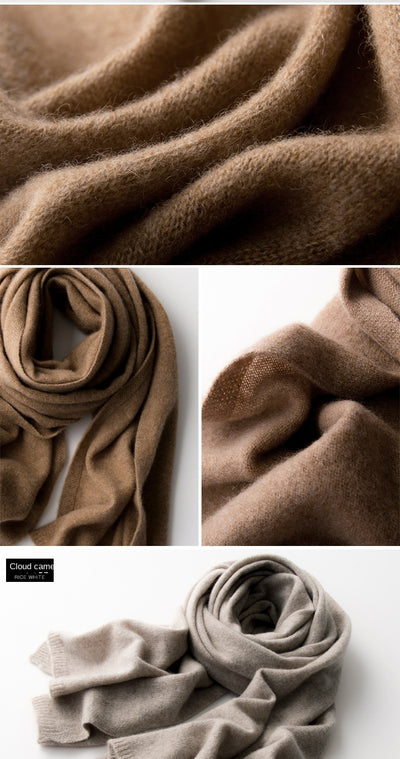 وشاح جديد من الكشمير الخالص ١٠٠٪، محبوك للنساء، مناسب للشتاء والخريف. أنيق وعصري! وشاح من الكشمير الخالص ١٠٠٪ للرجال والنساء.